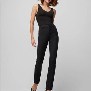 STEFANEL Italy black Slim Trouser Comfort Stretch suite Pant size 4 VGUC